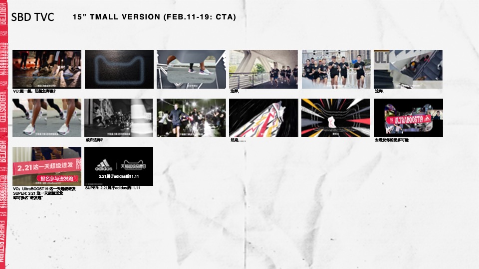 阿迪达斯服饰传播方案 SBD WIP