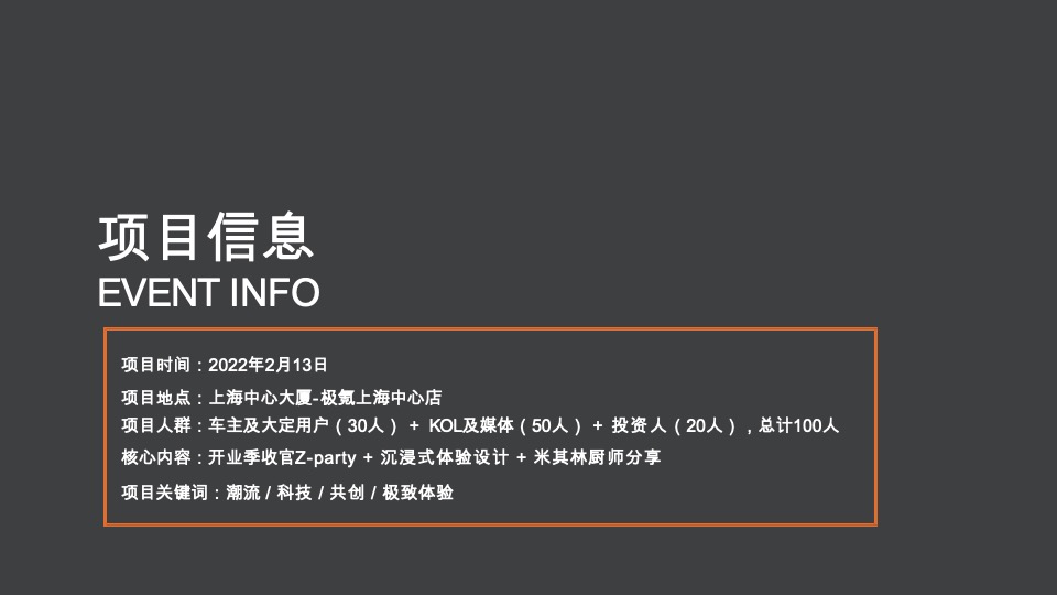 极氪汽车上海中心店开业收官活动及异业合作策划方案