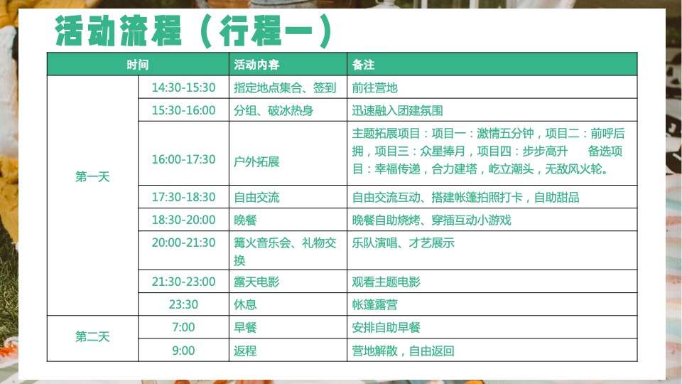 公司企业职工户外交友团建（不负春光 拾趣美好主题）活动策划方案