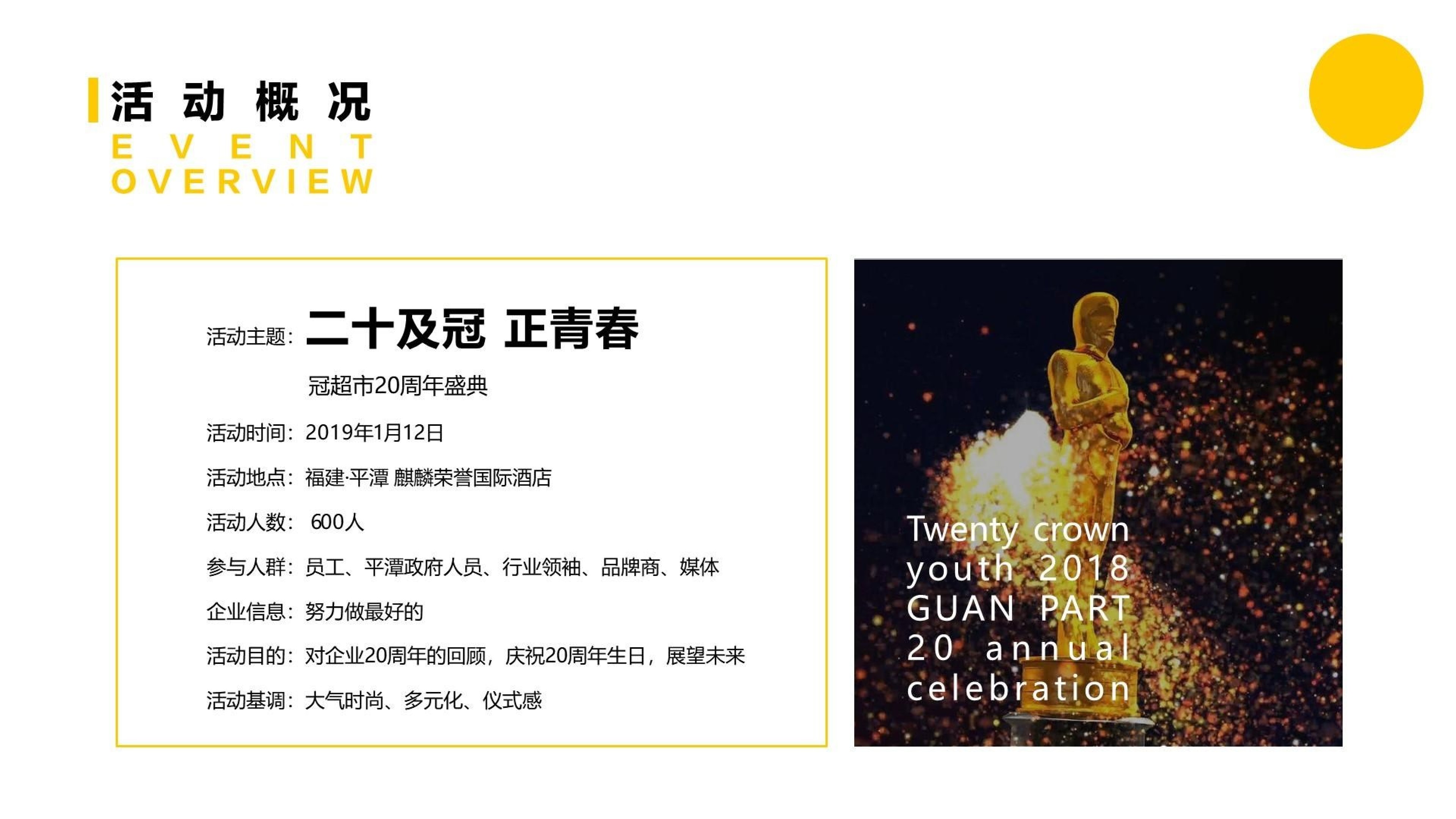 冠超市20周年庆典策划案