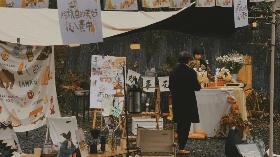 适合各行业户外集市摊位氛围布置灵感图集方案