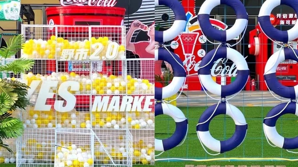 适合各行业户外集市摊位氛围布置灵感图集方案