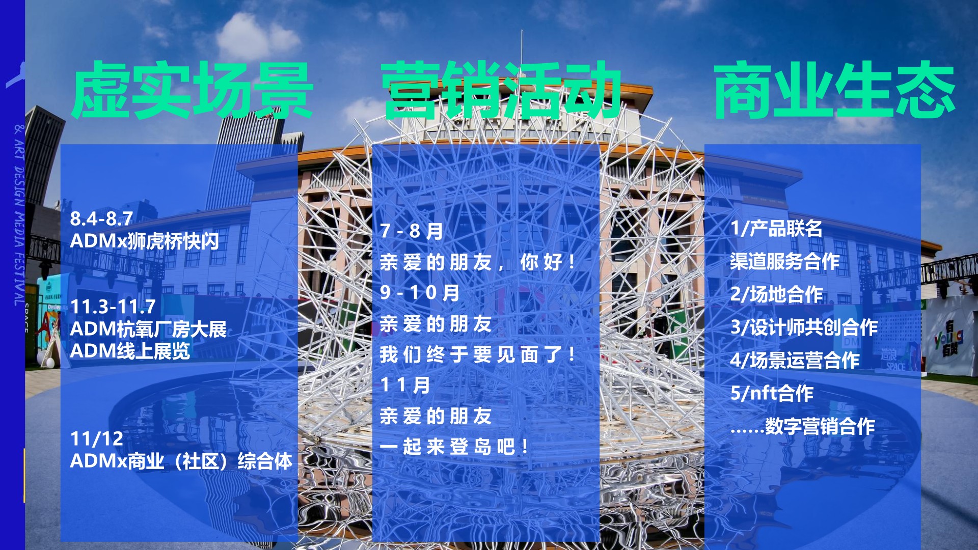 亚洲设计管理论坛ADM十周年登岛计划总体方案