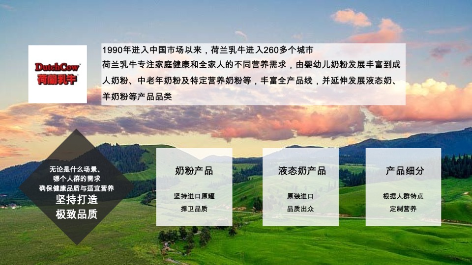 食品荷兰乳牛麦片终版提案