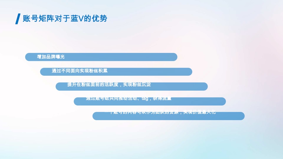 抖音蓝V账号矩阵搭建及应用建议