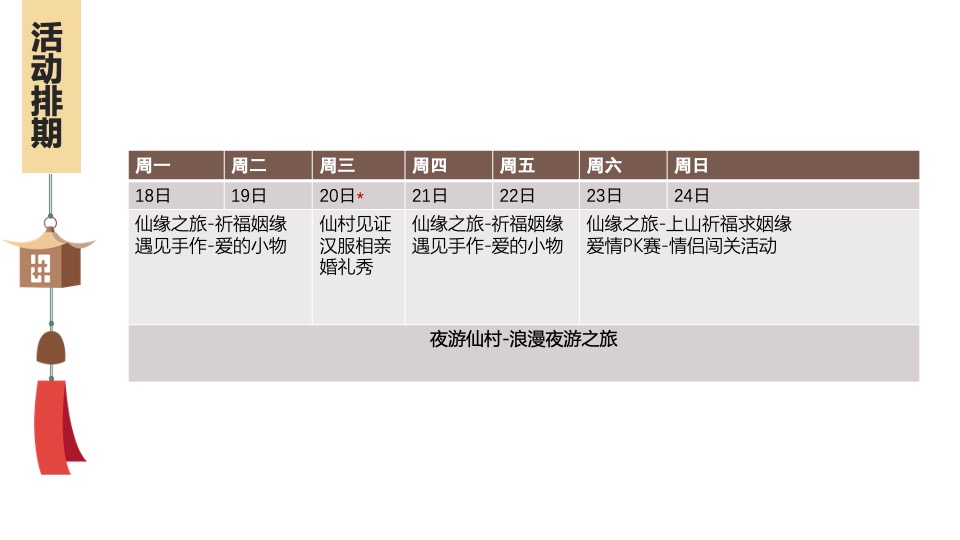 文旅景区开园季（520仙缘之旅主题）活动策划方案