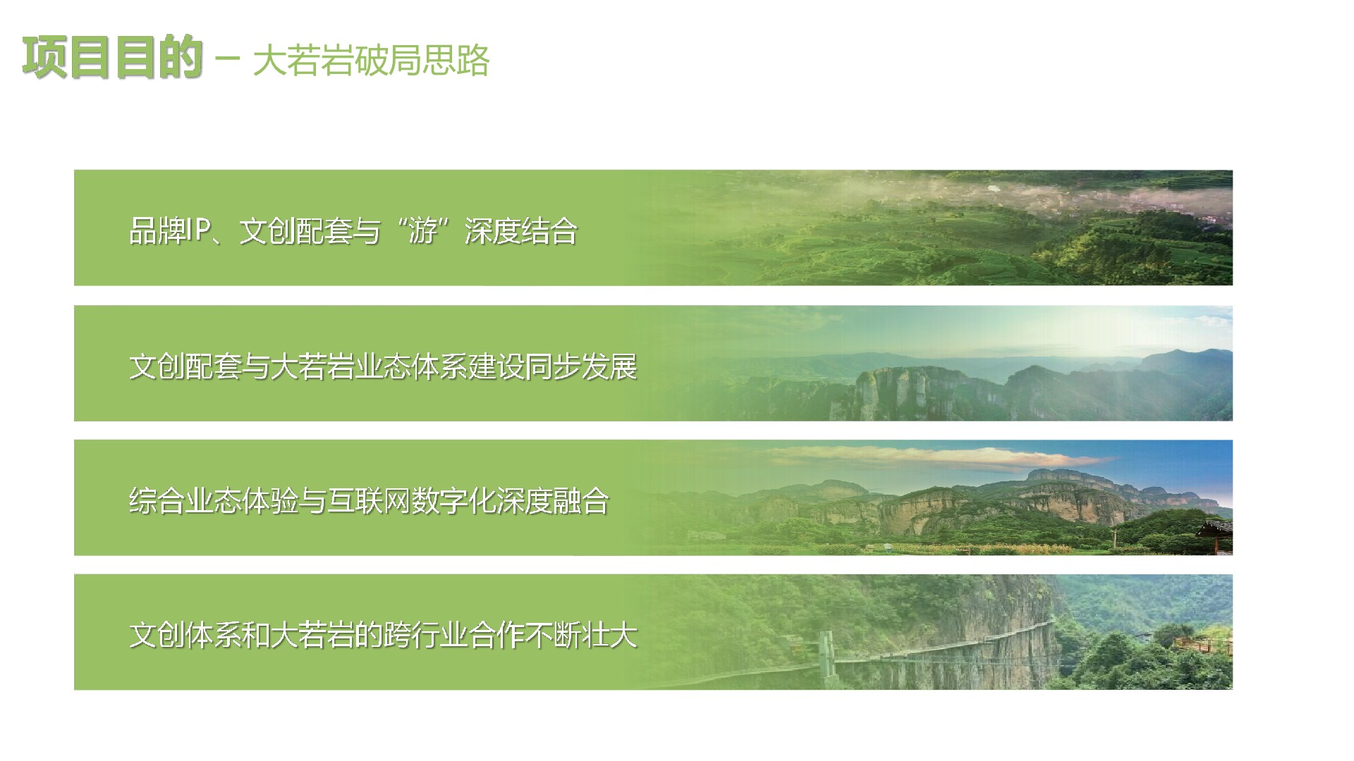 大若岩景区数综合业态数智化体验提升方案