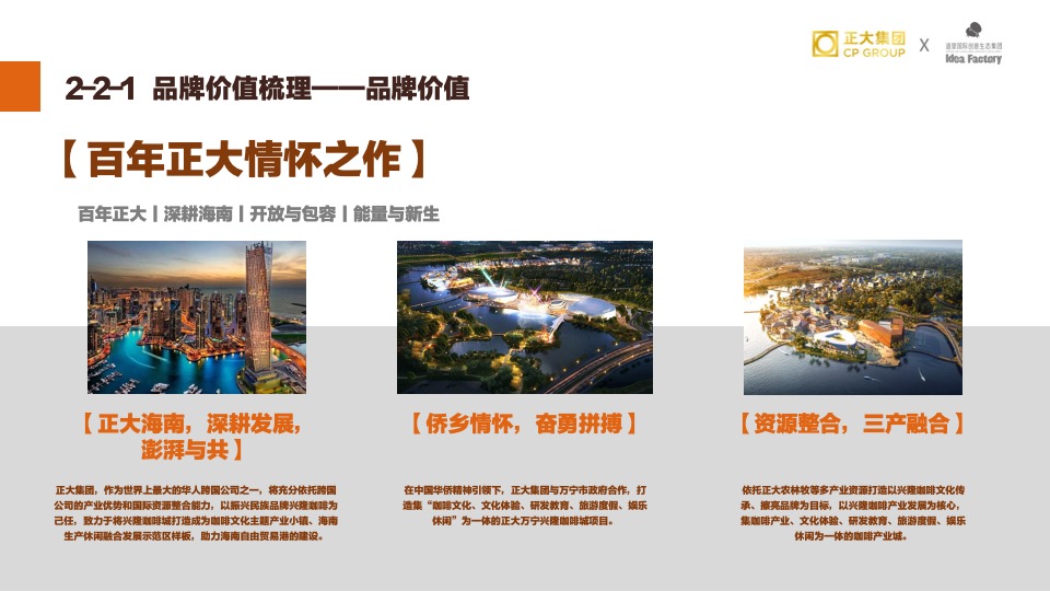 正大·兴隆咖啡小镇推广策略提报#品牌定位#