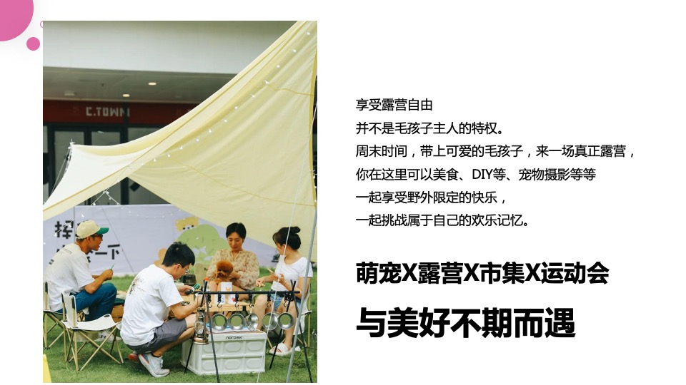 商业广场夏日首届趣玩萌宠露营生活节活动策划方案