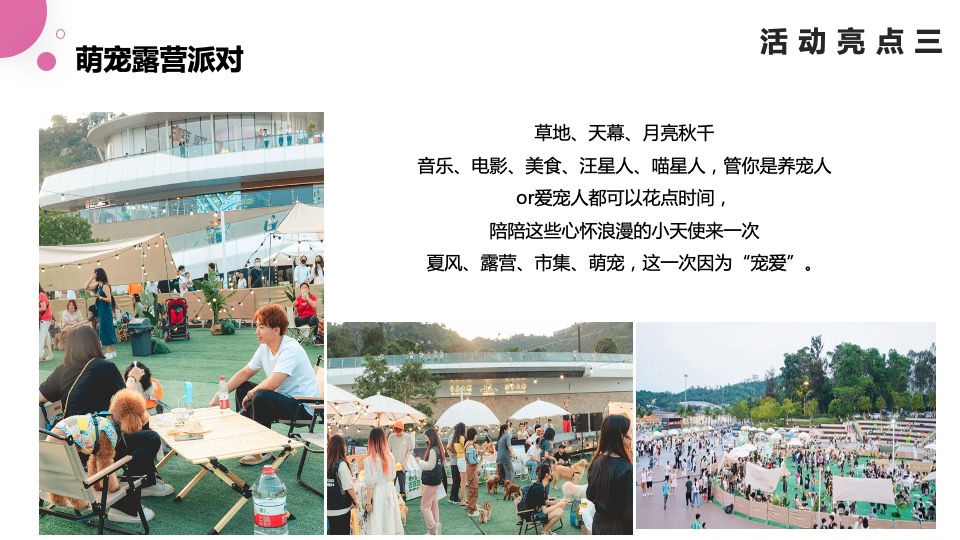 商业广场夏日首届趣玩萌宠露营生活节活动策划方案