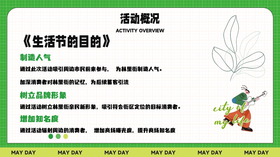 商业地产五一春日市集生活节（无所不集 摊开想象主题）活动策划方案