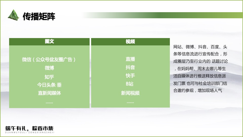 文旅景区端午节系列（端午有礼 粽香市集主题）活动策划方案