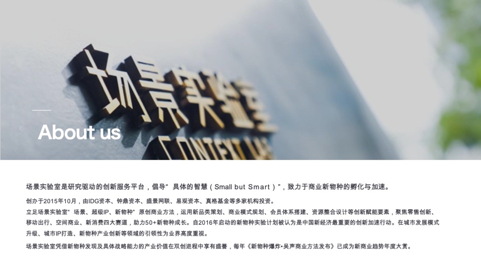 场景实验室简介及城市IP创新案例概述#品牌手册#