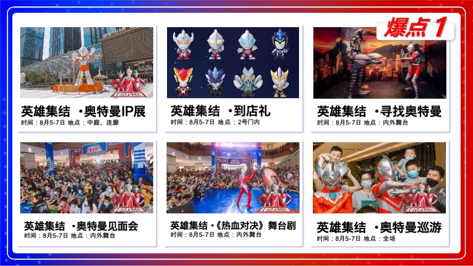 万达广场#英雄集结，9等你来#奥特曼主题活动策划案