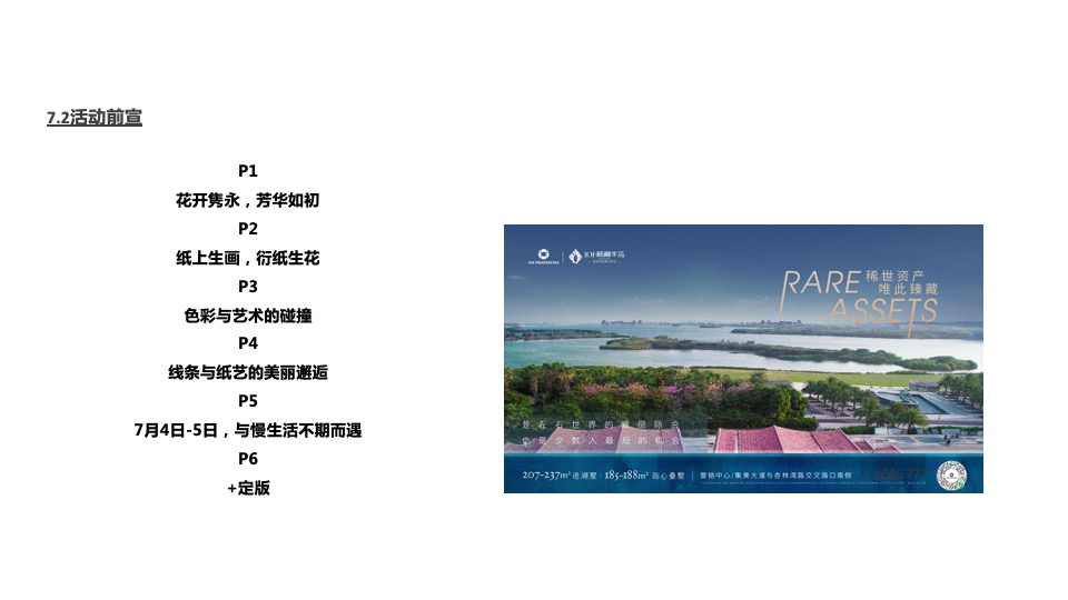 棕榈半岛7月推广执行策划案#湖居##别墅##圈层#