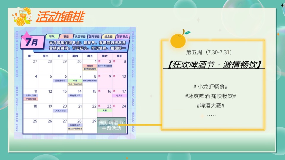 地产项目7月#夏天的味道#活动策划案