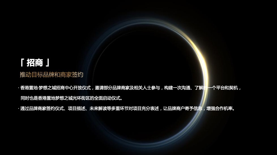香港置地梦想之城招商中心开放暨品牌商家签约仪式活动策划方案