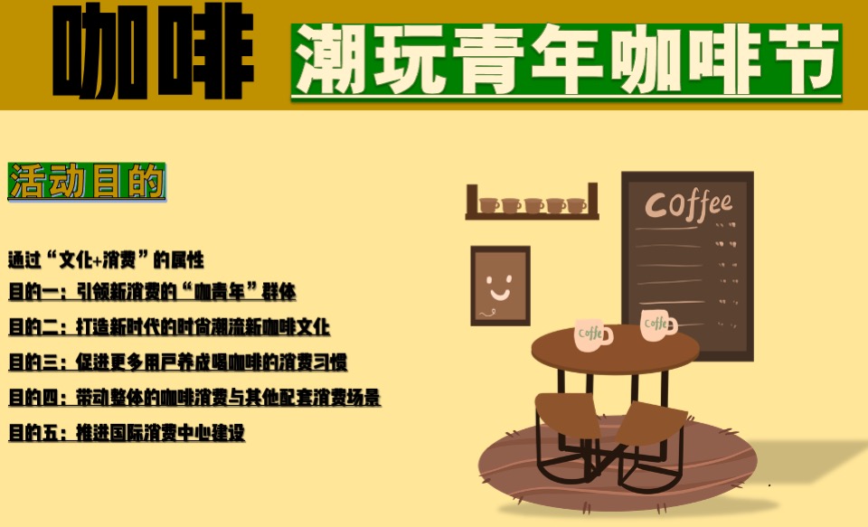 商业广场潮玩青年咖啡节主题活动策划方案