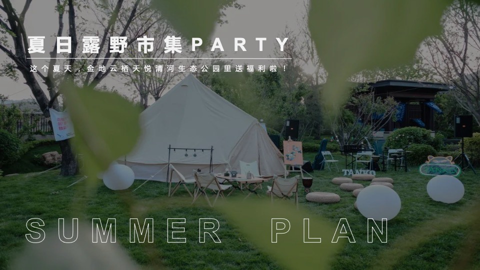 地产项目城市夏日星空露野计划活动策划方案