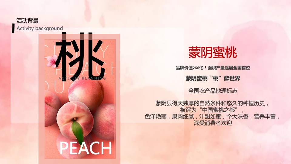 城市夏日蜜桃节系列（桃气满满 甜蜜来袭主题）活动策划方案
