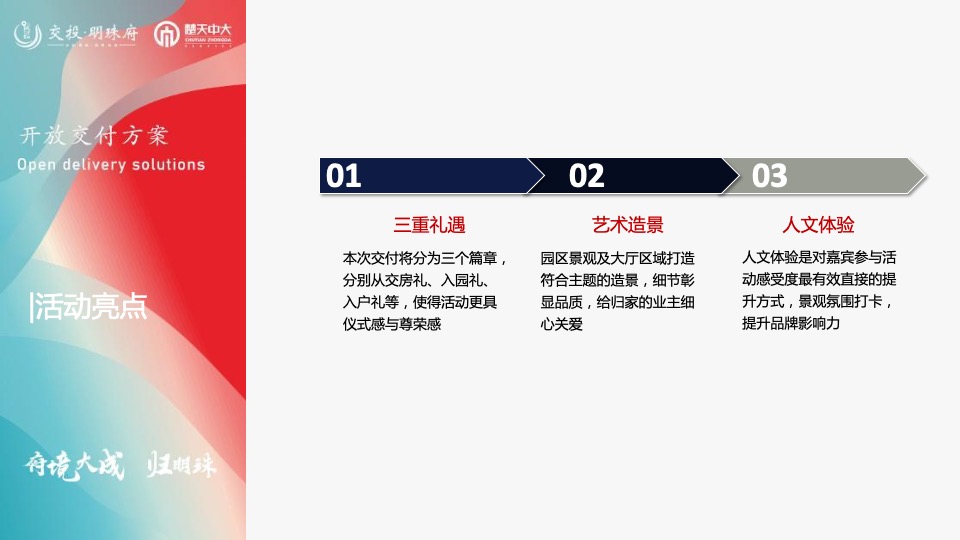 交投明珠府#府境大成·归明珠#交付活动策划案