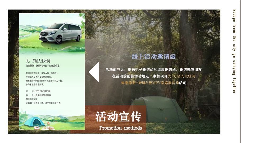 汽车品牌家庭露营季（大·方显人生壮阔主题）活动策划方案