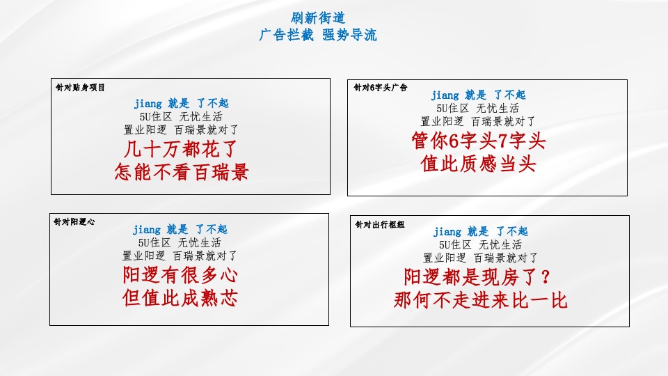 百瑞景7-9月推广策划案 #第3季度# #洋房# #滨江# #商铺# #平销期#