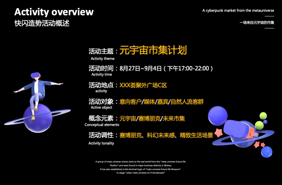 地产项目外展点造势暨首届元宇宙主题市集活动策划方案