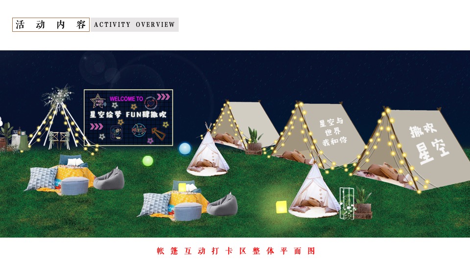 地产项目夏日野趣帐篷节（星空绘梦 FUN肆撒欢主题）活动策划方案