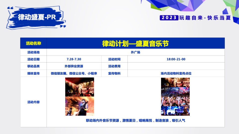 商业广场暑期档系列（玩趣自来·快乐当夏主题）活动策划方案