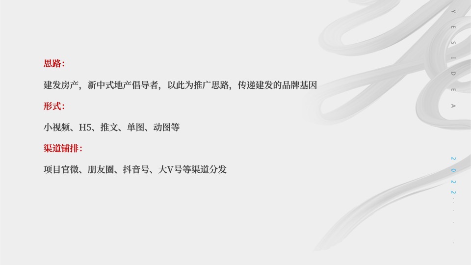 长沙建发养云&建发品牌推广策划案 #网推#