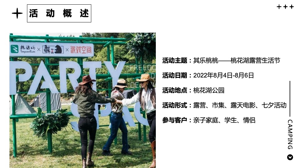 城市夏日七夕露营生活节（其乐桃桃主题）活动策划方案