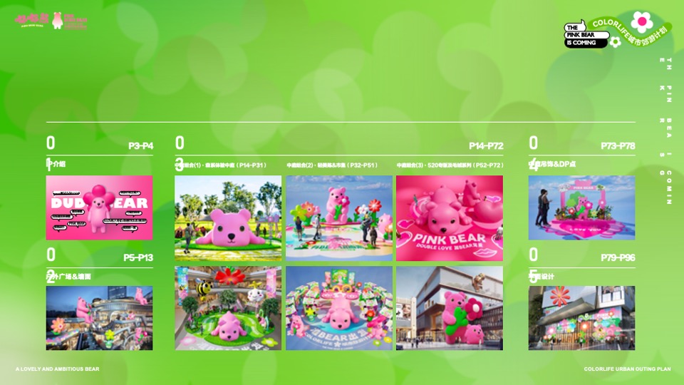 嘟嘟熊的城市郊游计划美陈方案