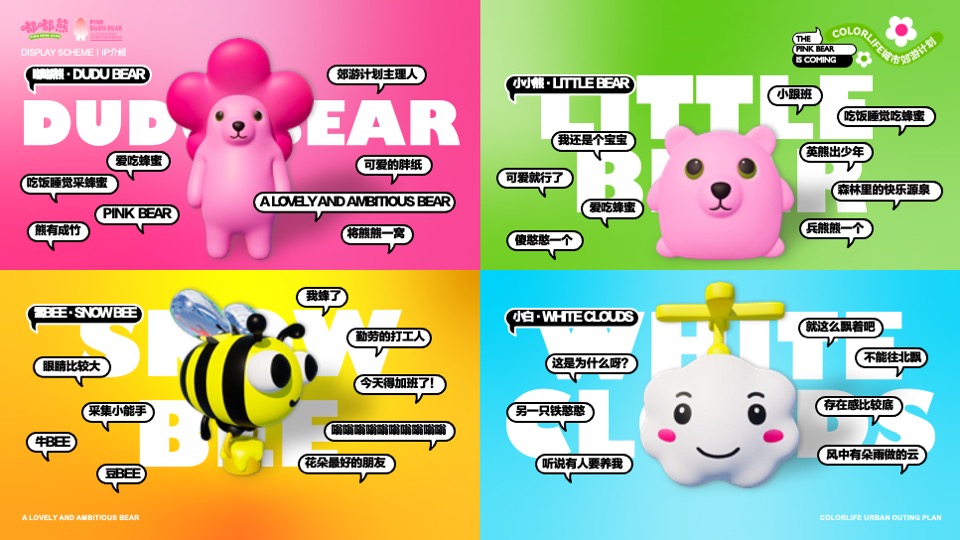 嘟嘟熊的城市郊游计划美陈方案