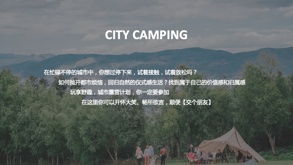 地产项目城市七夕露营计划系列（玩享野趣主题）活动策划方案
