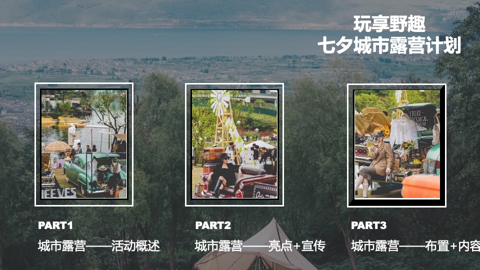 地产项目城市七夕露营计划系列（玩享野趣主题）活动策划方案