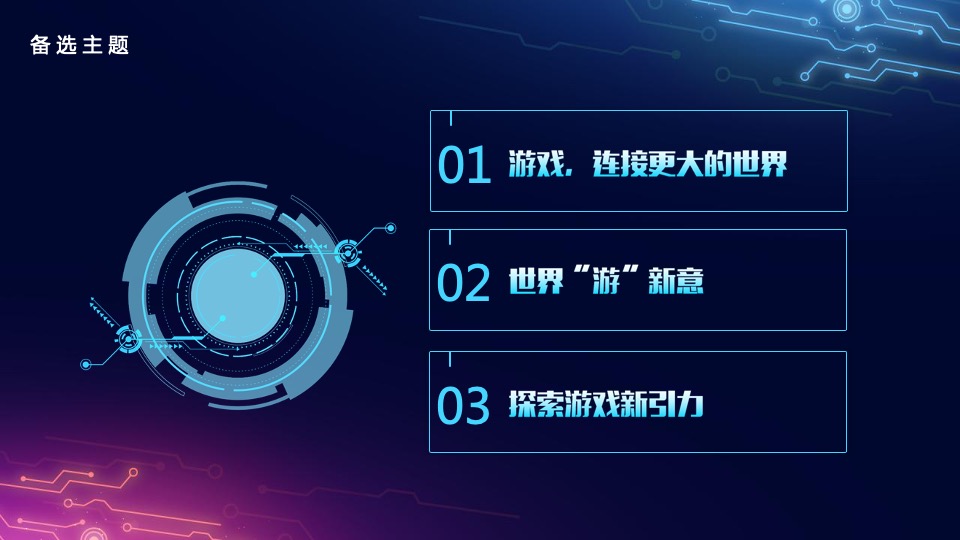 游戏品牌峰会（万游引力主题）活动策划方案