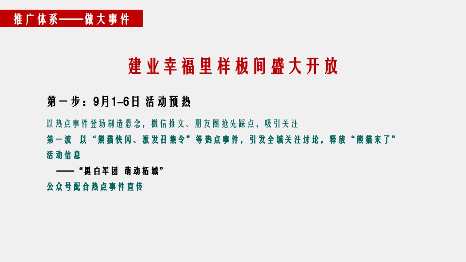 建业幸福里9月营销推广策划案 #洋房# #新品加推#