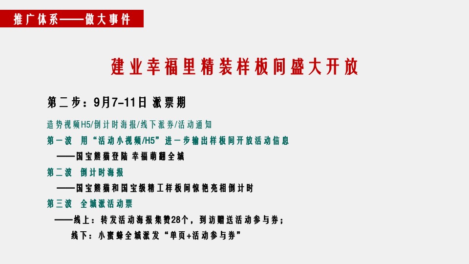 建业幸福里9月营销推广策划案 #洋房# #新品加推#