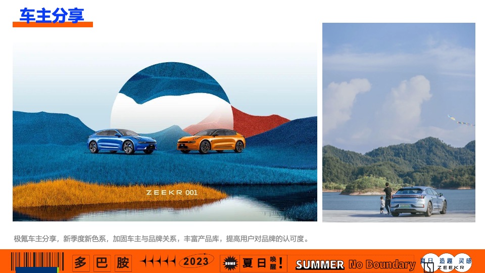 汽车品牌夏日灵感试驾之旅（极氪唤醒 夏日多巴胺主题）活动策划方案