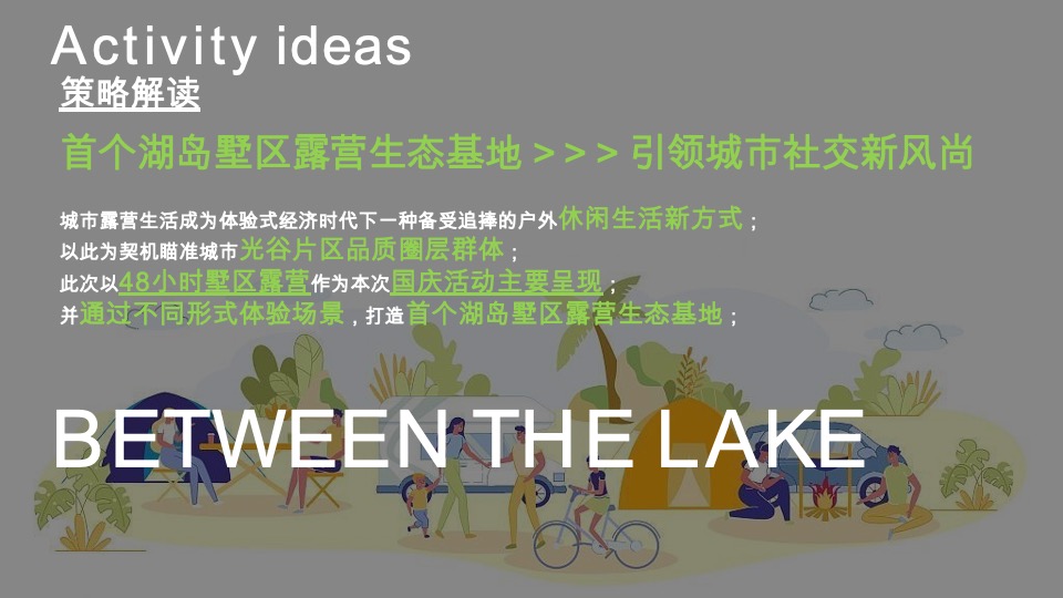 地产项目国庆节露营系列（湖岛露营生活季主题）活动策划方案