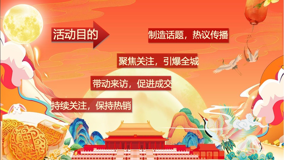 地产项目中秋国庆游园会（喜迎中秋·欢度国庆主题）活动策划方案