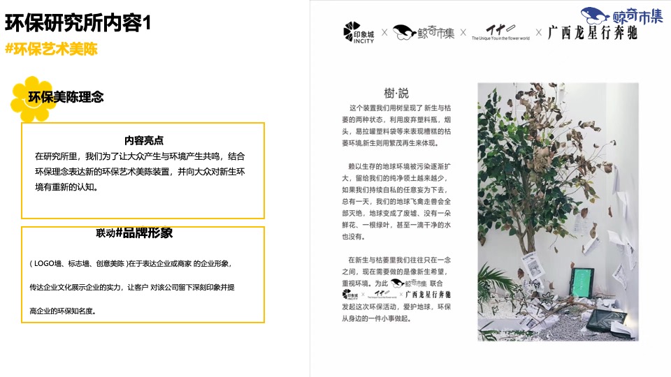 商业广场环保市集系列（环保妙想研究所主题）活动策划方案