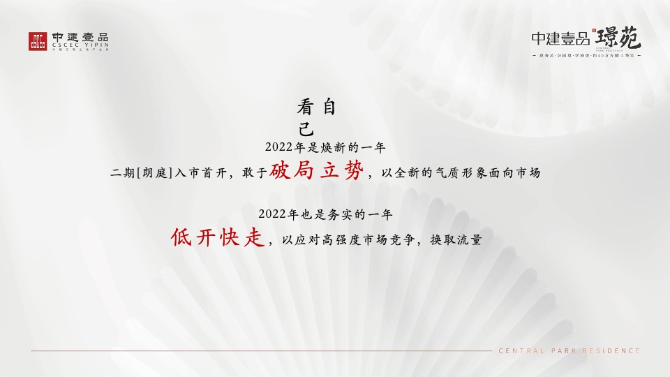 中建壹品·璟苑年度推广策划案 #二期# #车位# #商铺#