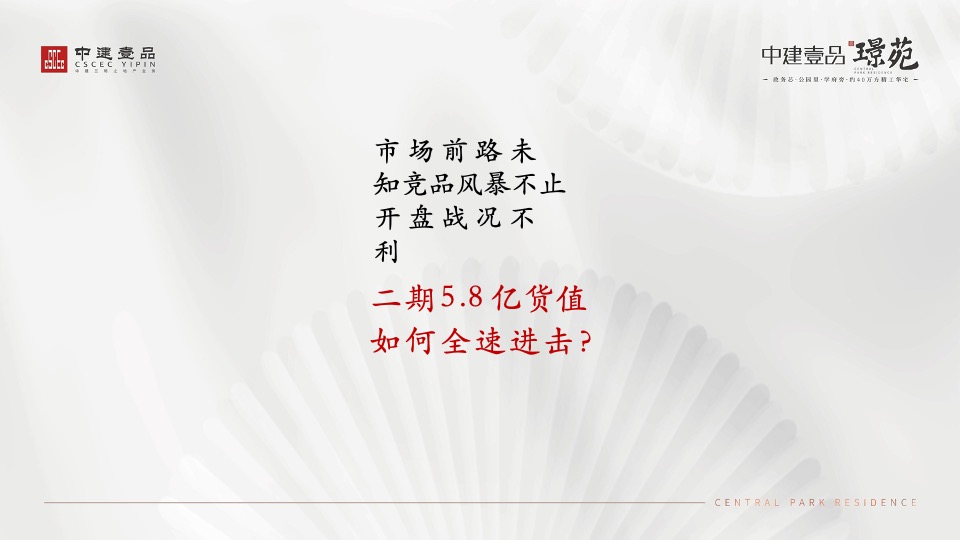 中建壹品·璟苑年度推广策划案 #二期# #车位# #商铺#