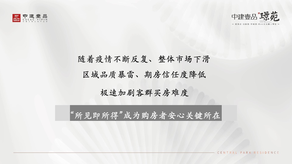 中建壹品·璟苑年度推广策划案 #二期# #车位# #商铺#