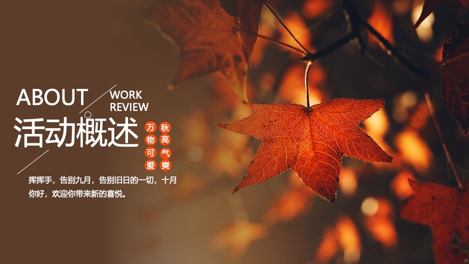 地产项目秋季10月月度暖场（金秋十月·寻觅秋季主题）活动策划方案