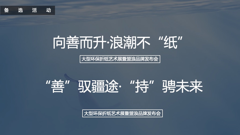 企业大型环保折纸艺术展暨品牌发布会活动策划方案