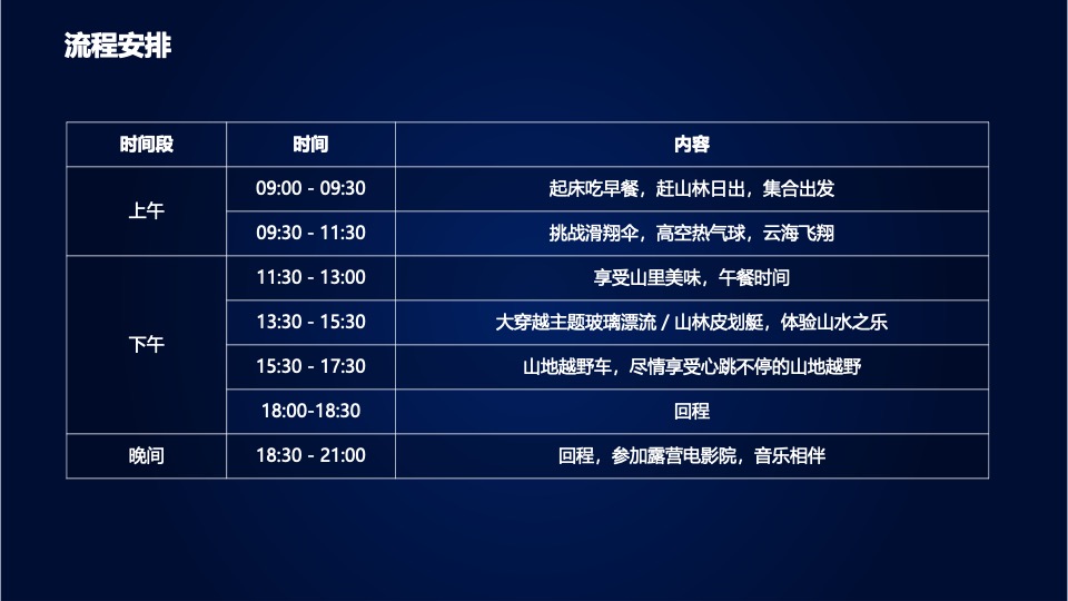 企业团建轻奢山林游（野于自然·奢于生活主题）活动策划方案