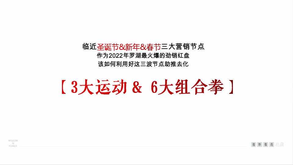 御景天峦府春节前推广策划案